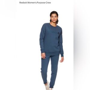 Reebok Women’s Sweatshirt & Joggers Set | Orion Blue | Size XL | Like New